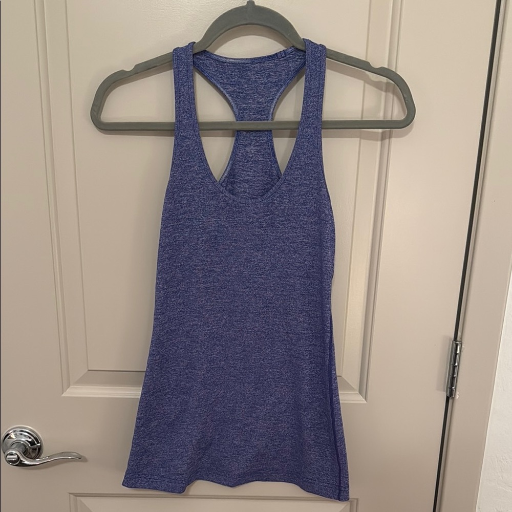Women's Lululemon Blue Heather Racerback Tank Top